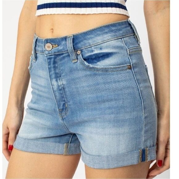 Kancan Jillian High Rise ShortsKC7326L - Picture 1 of 3